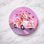 Kids Cabinet Knob & Handle New Model Taddy bear With Car (2pc set)