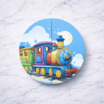 Kids Cabinet Knob & Handle New Model Train (2pc set)