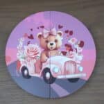 Kids Cabinet Knob & Handle New Model Taddy bear With Car (2pc set) - Image 3